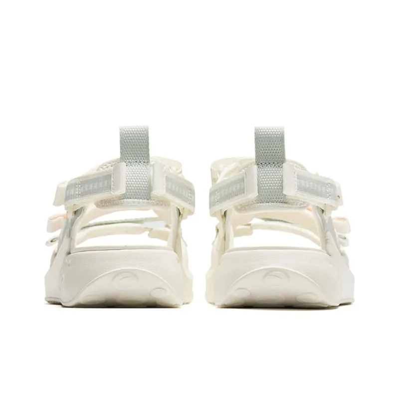 Anta Life Collection Beach Sandals Women's White Gray Green Brown-3