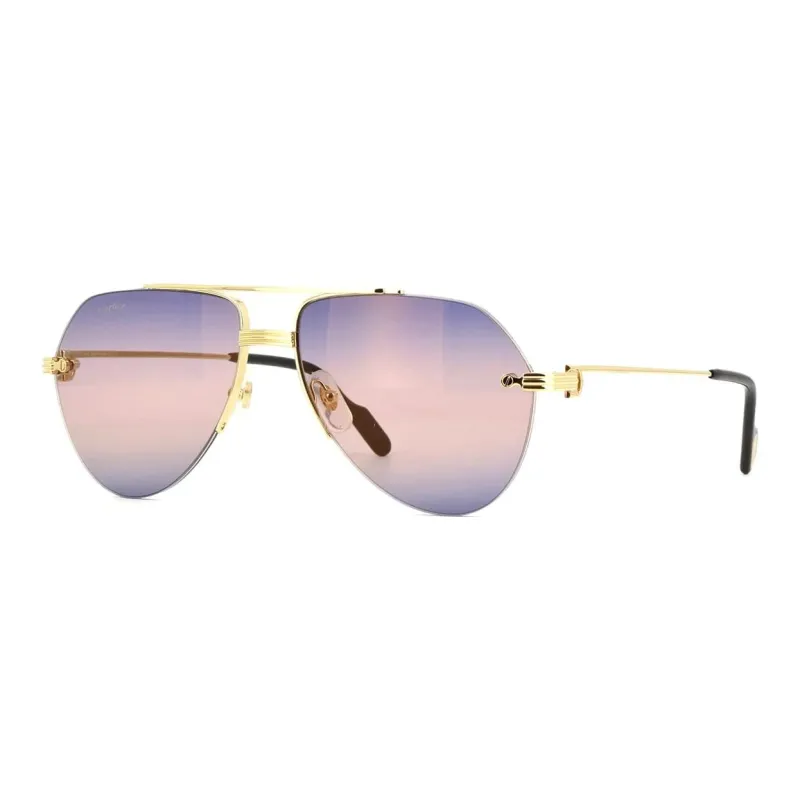 Cartier Aviator Frame Sunglasses-0