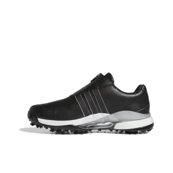 Adidas Tour360 24 Boa Boost Cushioning Wear Resistant Low Top Golf Shoes Men's Black