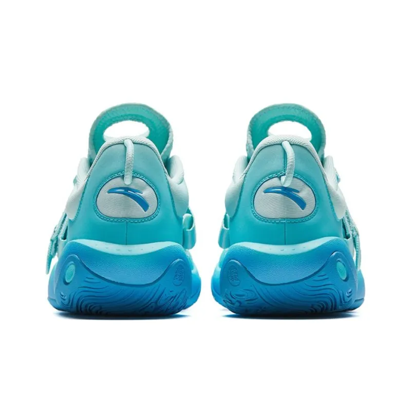 Anta Splash 6LITE Cushioning Wear-Resistant Low-Top Basketball Shoes Men's Blue-1