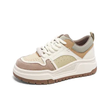 BAFFN Height Increasing Low-Top Skateboard Shoes Women's Olive