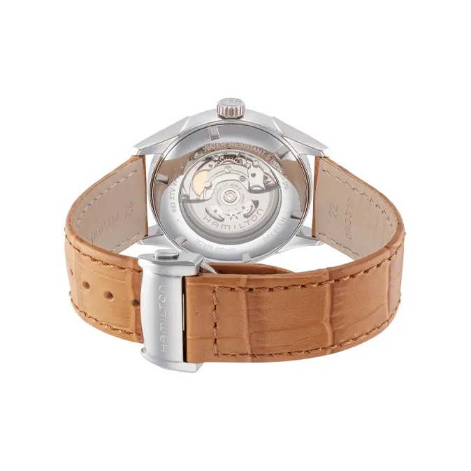 HAMILTON Jazz Series Automatic Mechanical Movement Men's Watch Blue Dial-3