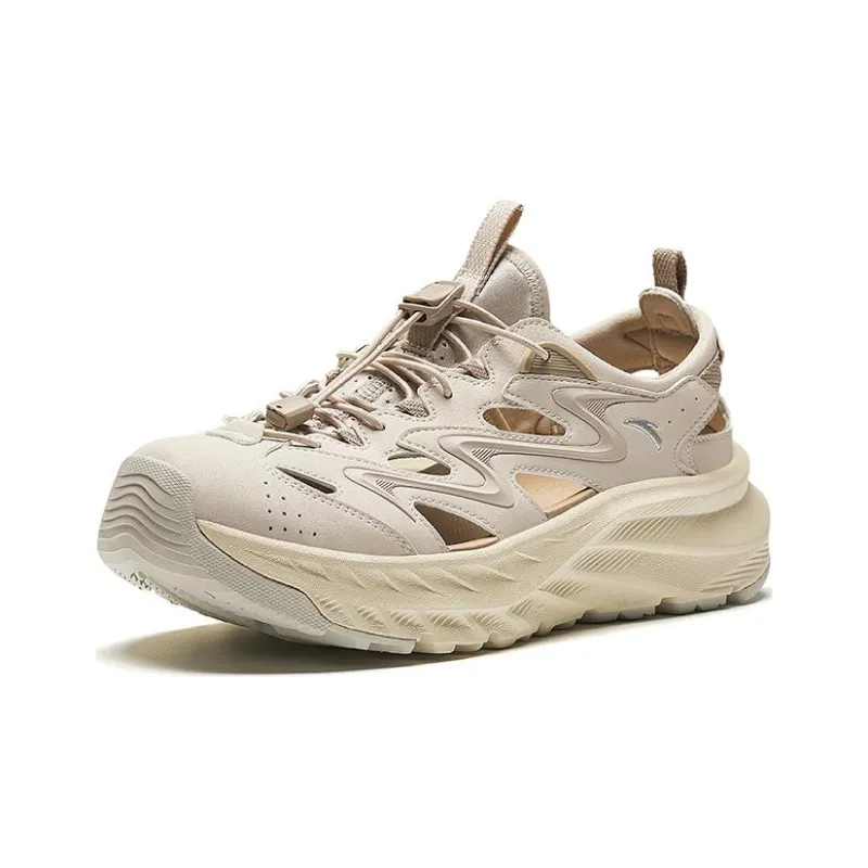 Anta Breathable And Lightweight River Trekking Shoes Women's White Gray-1