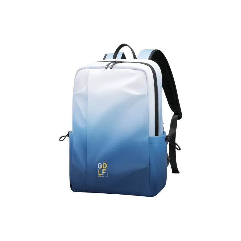 GOLF Fabric Laptop Bag Backpack Regular Men's Ink Wash/Light Blue-5