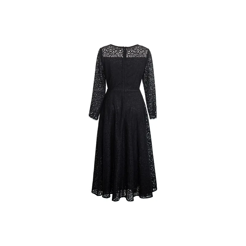 ROEYSHOUSE Long Sleeved Dress Women's Black-1