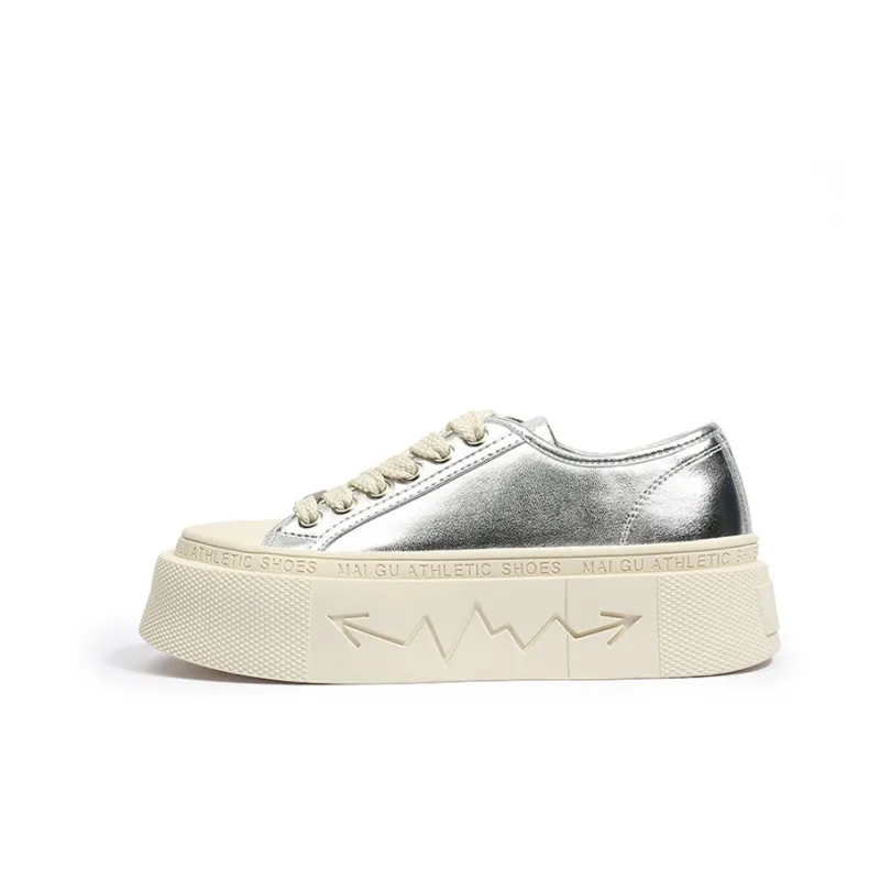 CENTRAL&KITTY Lightweight And Breathable Low-Top Skateboard Shoes Women's-5