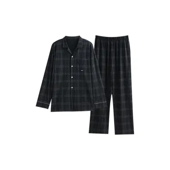 Peninsula City Pajama Set Men's Sleep Aid Black