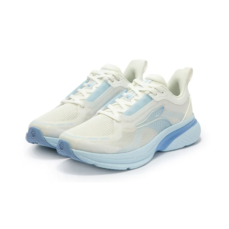 361° Cushioning Anti Slip And Wear Resistant Low Top Running Shoes Men's White Blue-2