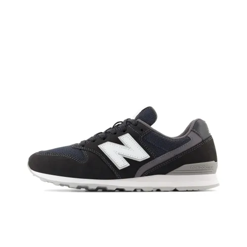 New Balance NB 996 Cushioned Slip Resistant Low Top Running Shoes Women's Black White