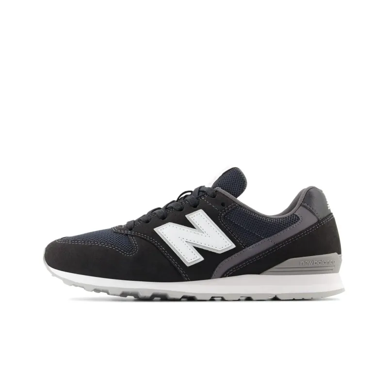 New Balance NB 996 Cushioned Slip Resistant Low Top Running Shoes Women's Black White-0