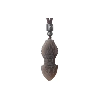 Reiki Obsidian Chinese Fashion Trend Amulet Unisex