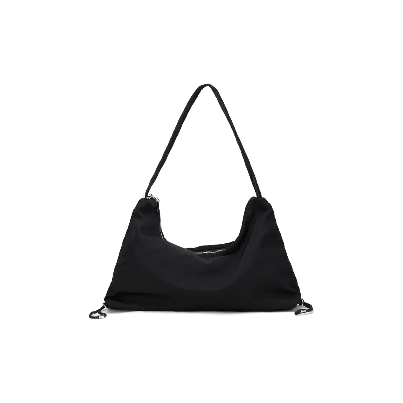 Fillove Fabric Crossbody Bags Shoulder Bags Regular Women's Black/Beige-4