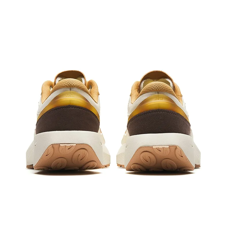 Anta Rock Sugar 4 Cushioning Anti Slip And Wear Resistant Low Top Casual Shoes Men's Light White Brown-2