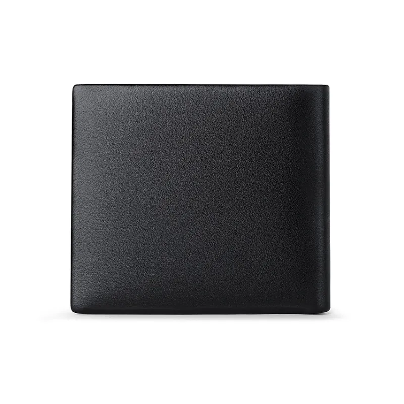 SEPTWOLVES Top Grain Sheepskin Wallets With Money Clip Unisex Black-26