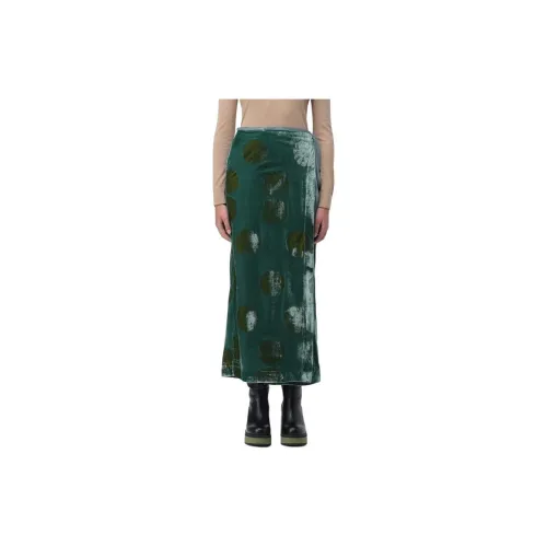 UMA WANG Casual Long Skirts Women's Green