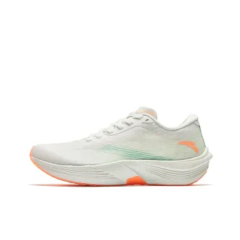 Anta Cushioning Slip Resistant And Abrasion Resistant Low Top Long Distance Running Shoes Women's White Green