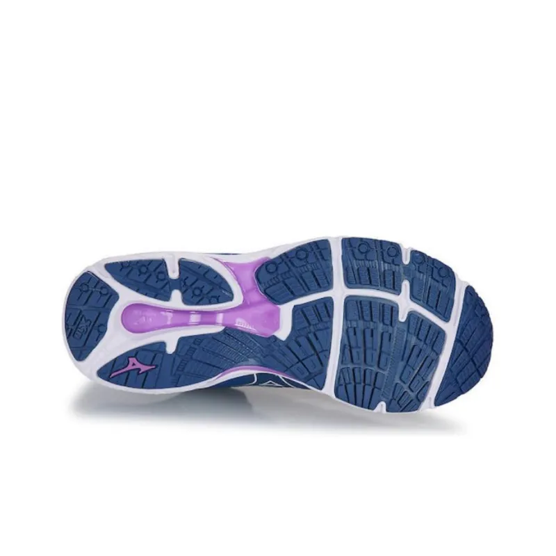 Mizuno Wave Prodigy 4 Cushioning, Wear Resistant Low Top Running Shoes Women's Blue White-4