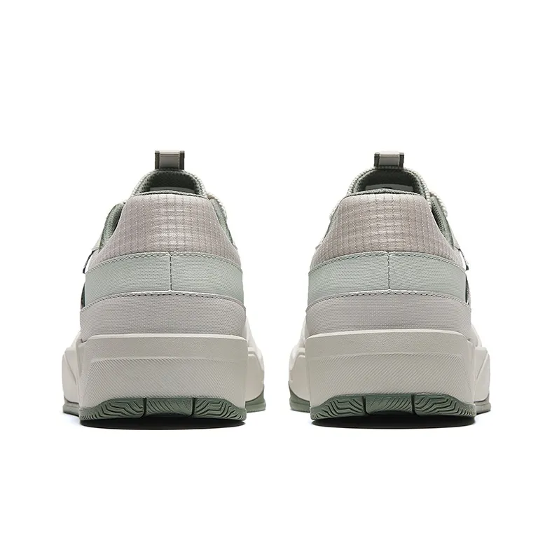 Anta C37 Height Increasing Lightweight Low Top Skateboard Shoes Men's Gray Green-2