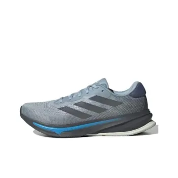 Adidas Supernova 1 Anti Slip And Wear Resistant Breathable Low Top Running Shoes Men's Gray