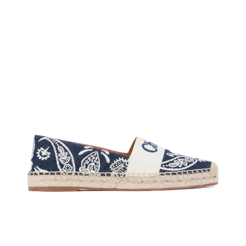 Chloé Piia Denim Espadrilles-1