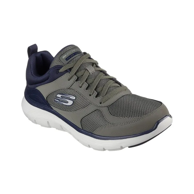 Skechers Slip Resistant And Breathable Low Top Running Shoes Men's Olive Green-2