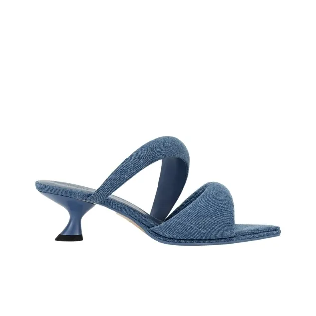 JW PEI Kitten-heel Leather Mules-1