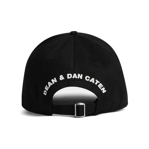 DSQUARED 2 Rocco Twill Distressed Baseball Hat-3
