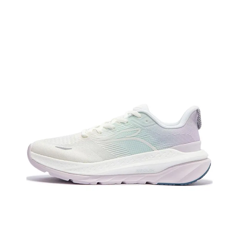 361° Red Flame 3 Cushioning, Wear Resistant Low Top Running Shoes Women's White Purple-0