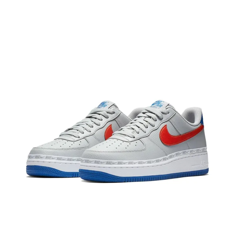 Nike Air Force 1 Low 'Overbranding Grey Blue Red'-2
