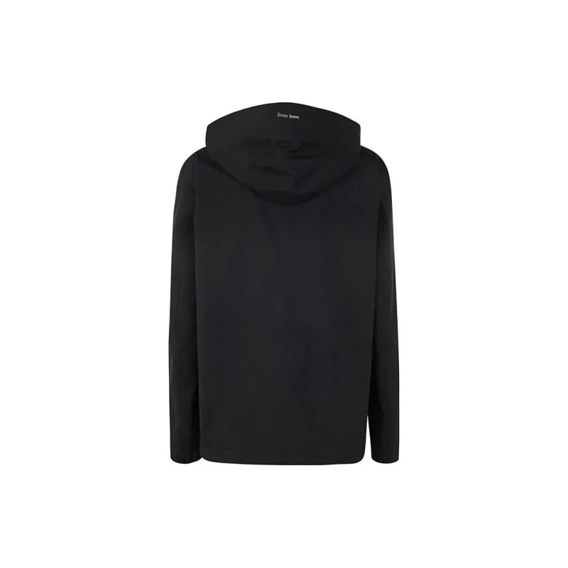HERNO Zip Up Hooded Laminar Windbreaker Jacket-1