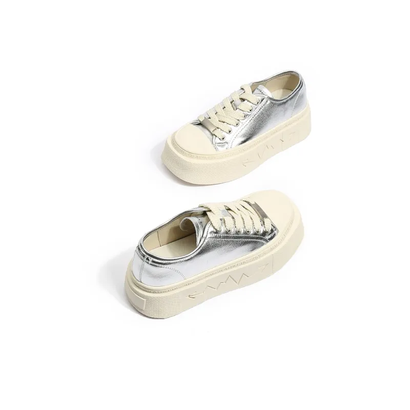 CENTRAL&KITTY Lightweight And Breathable Low-Top Skateboard Shoes Women's-8