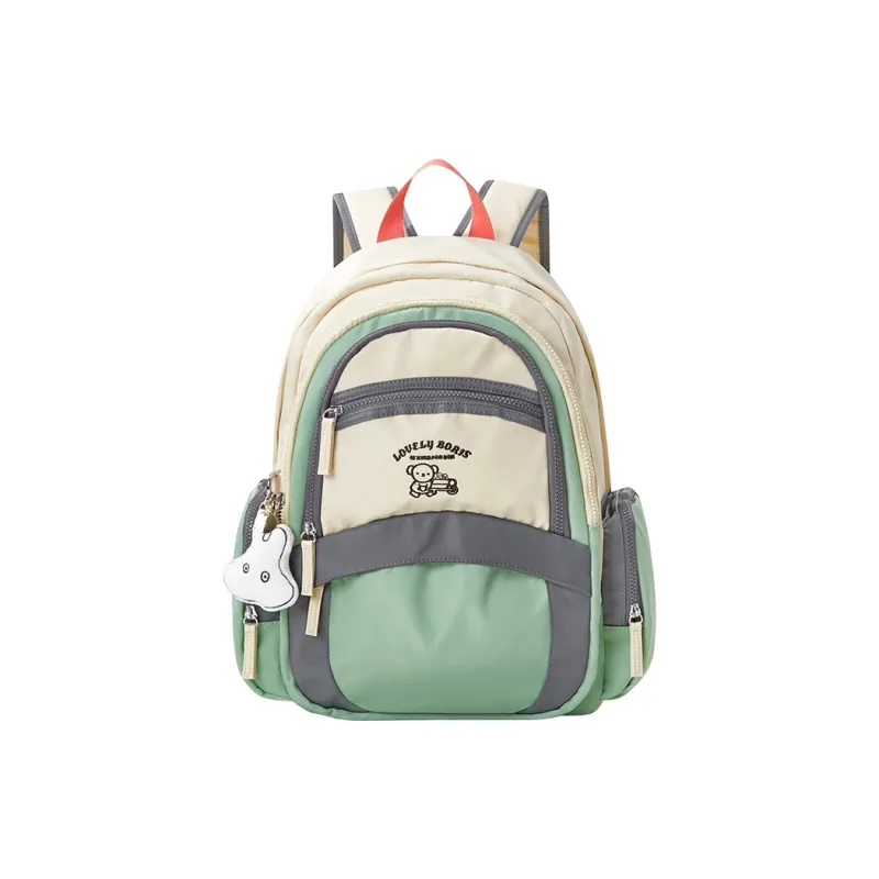Miffy Oxford Backpack Large Size Women's Pink/Green-7