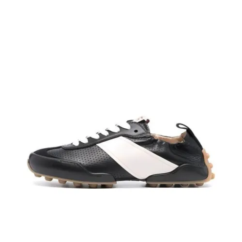 TOD'S Elasticated-trim Leather Sneakers