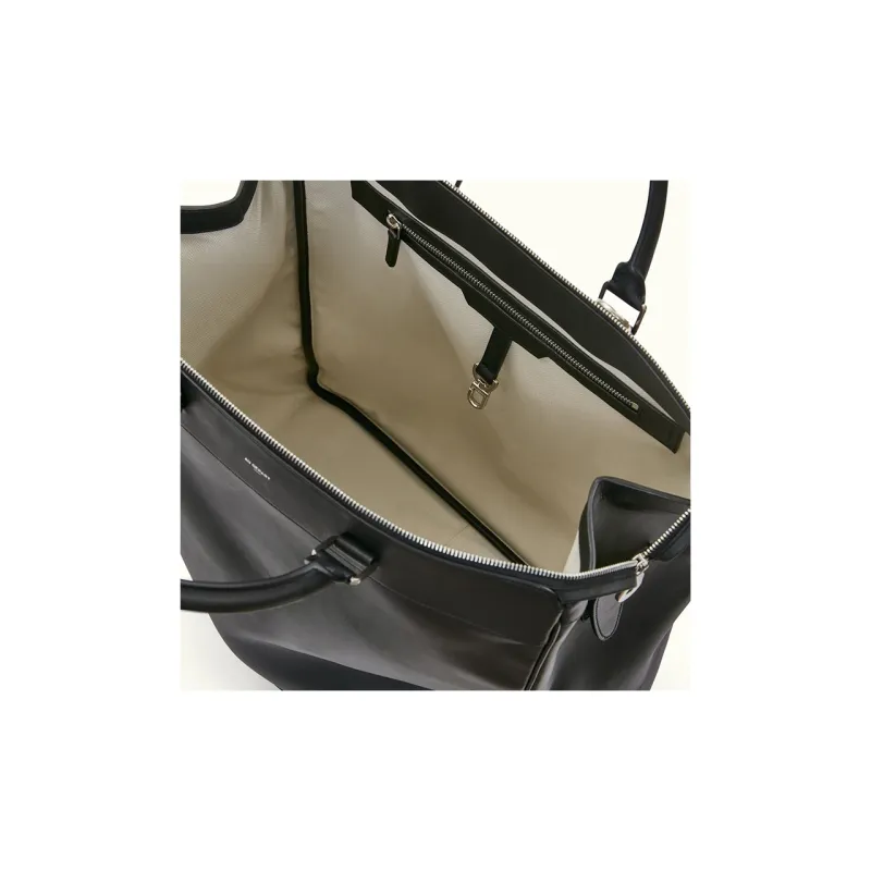 AU DEPART Calfskin One Shoulder Handbags Large Size Women's Black-3