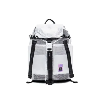 The MAD HATcher Polyester Backpack Regular Unisex Black/Transparent