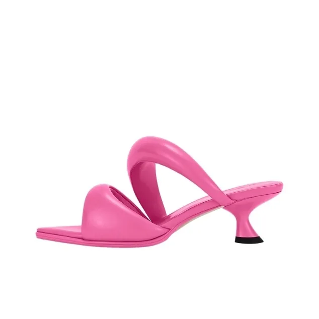 JW PEI Kitten-heel Leather Mules-21