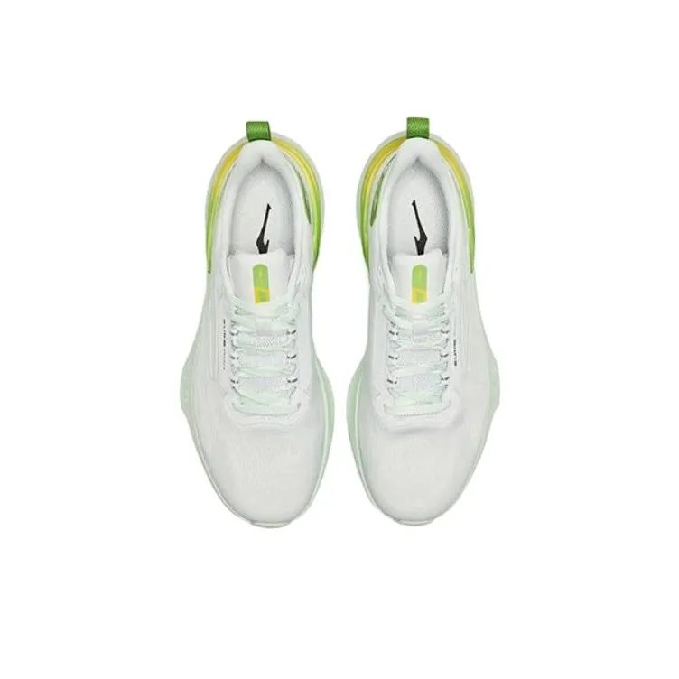Erke Pegasus 2.0 Shock Absorbing Non Slip Wear Resistant Breathable Balanced Low Top Running Shoes Men's White Green-3
