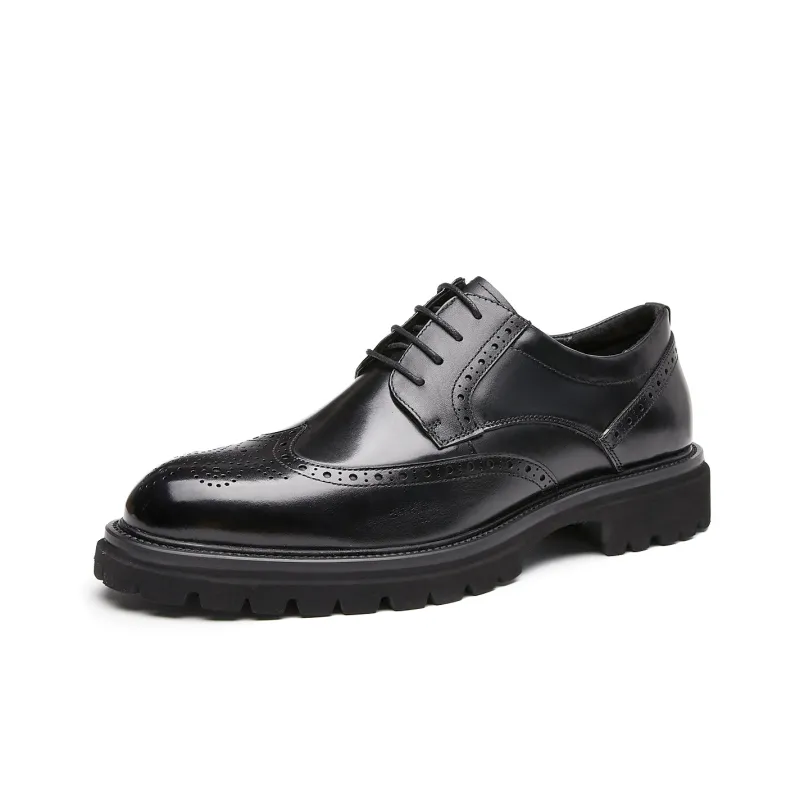 PLO CART Dress Shoes Men Low Top Black/Brown-1