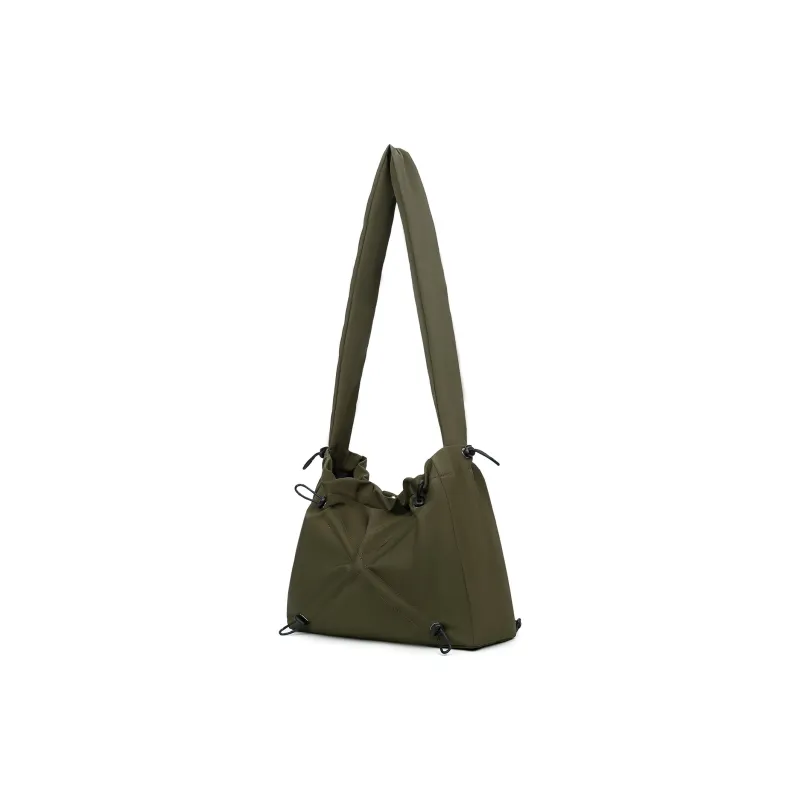 UNITE STAR Nylon Tote Bag Shopping Bag Crossbody Bag Shoulder Bag Unisex Black/Green-1