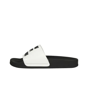 MOSCHINO Logo Embossed Slides Women's