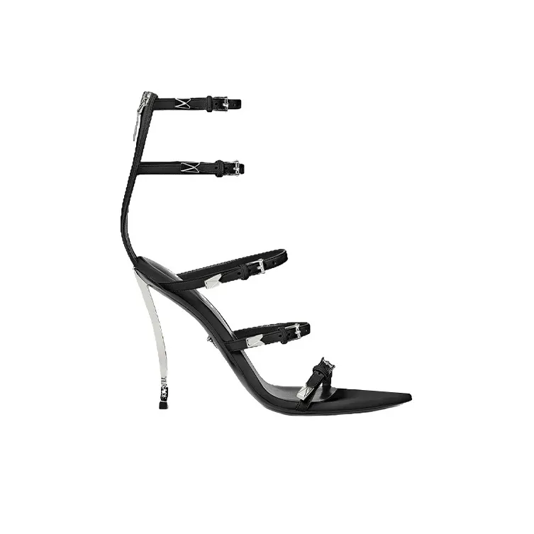 VERSACE Stylish Sandal Women's Black-1