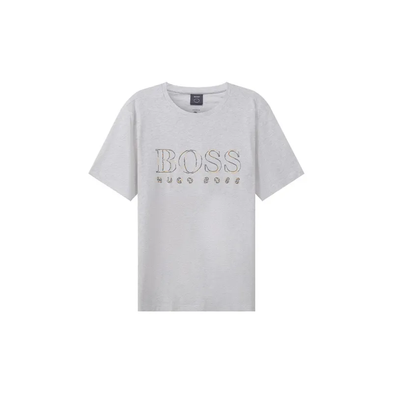 HUGO BOSS Short Sleeved T Shirts Men's 1 Set 2 Pack-3