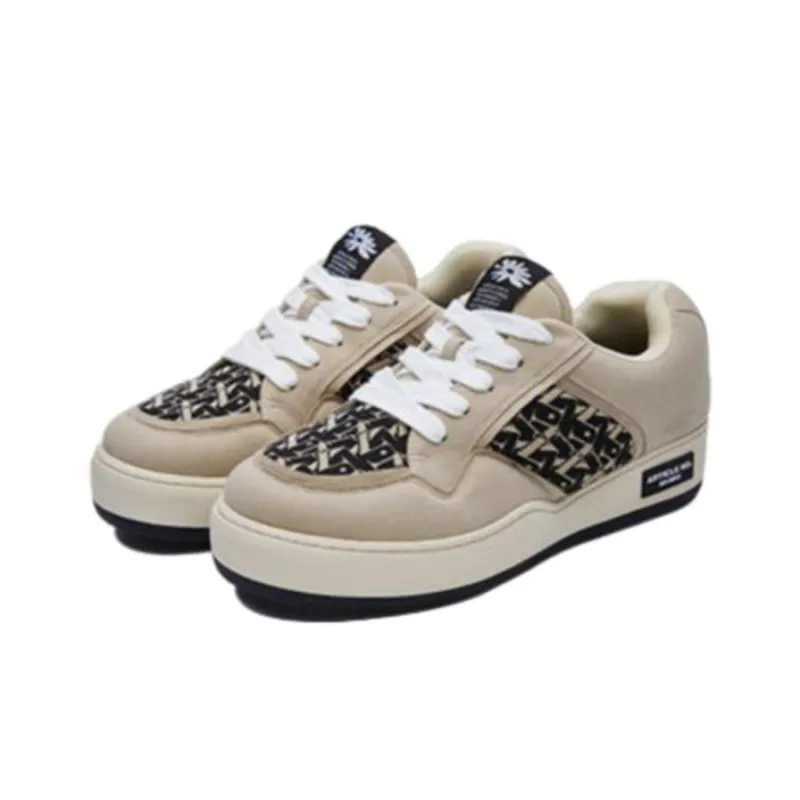 ARTICLE NO. 051X Low Top Skateboard Shoes Unisex Vintage Brown-2
