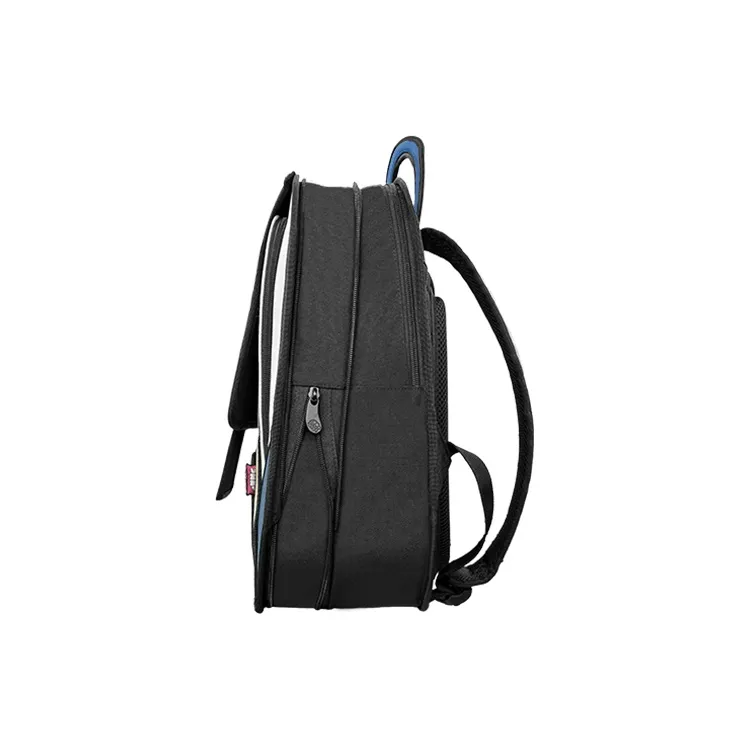 JumpFromPaper Polyester Backpack College Expansion Edition Large Size Unisex Pink/Ecru/Black-2
