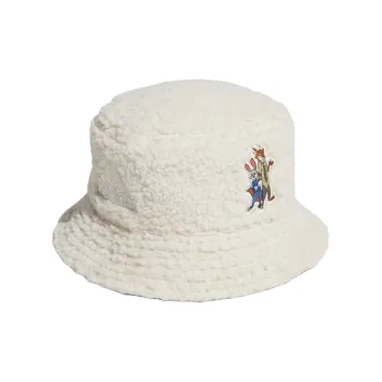 Adidas Fleece Cotton Bucket Hats Kids' White