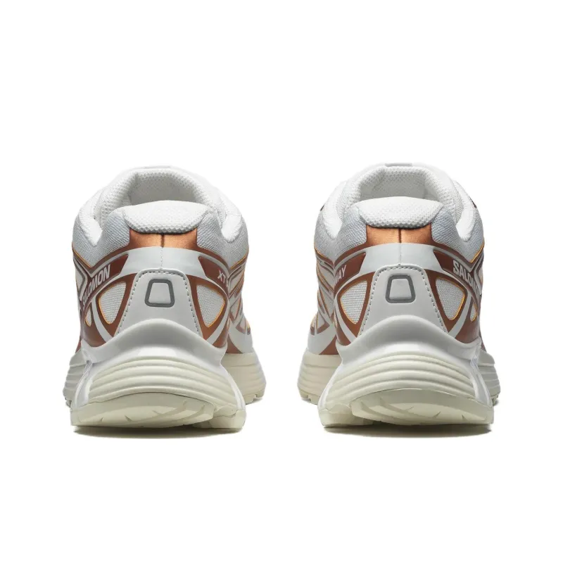 SALOMON XT Pathway Metallic Sneakers 'White Ftw Copper Almond Milk'-4