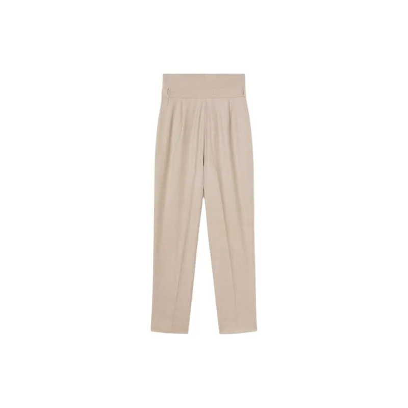 Loro Piana Torrey Trousers Casual Pants Women's Beige-1