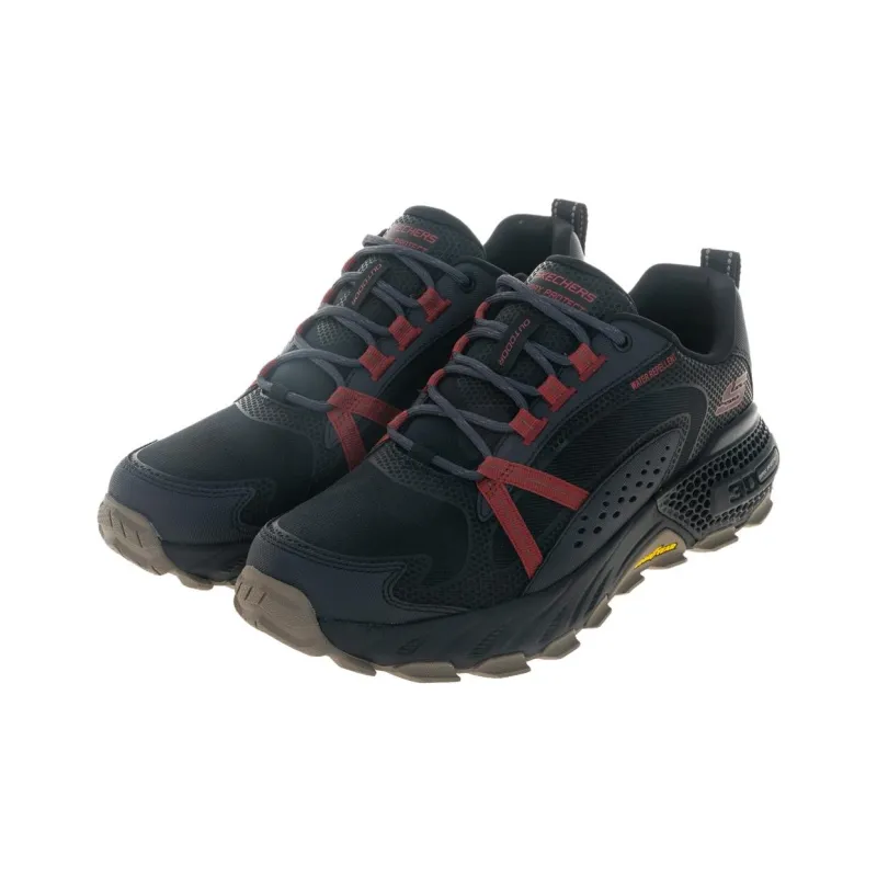 Skechers Max Protect Cushioning Wear Resistant Low Top Outdoor Shoes Men's Black-1