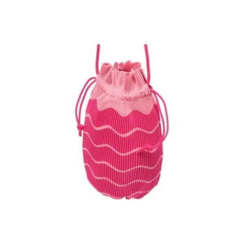 PLEATS PLEASE ISSEY MIYAKE Polyester Shoulder Bag, Crossbody Bag Women's Pink