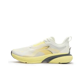 361° Running Shoes Men Low Top Feather White/Smoothie Yellow
